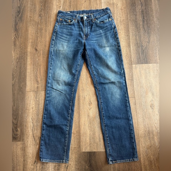 Levi’s 514 jeans.  Men’s size 30/32.  Dark wash. - Picture 1 of 8